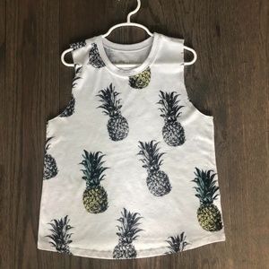 Women's XS Pineapple Tank Top